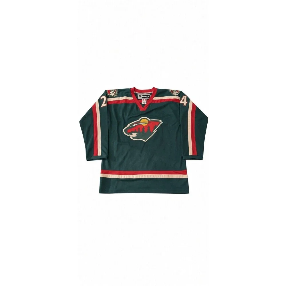 Derek Boogaard Minnesota Wild NHL Jersey Mens CCM Sz 50 Rare Sewn Boogieman